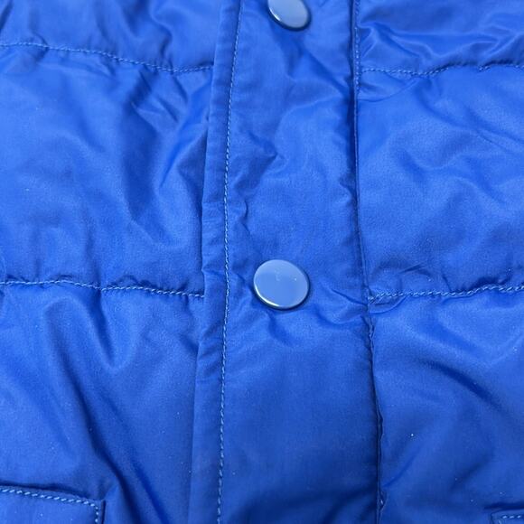 Gymboree Boys Cobalt Blue Zip / Snap Winter Vest Size Medium (8-10) - Picture 3 of 9